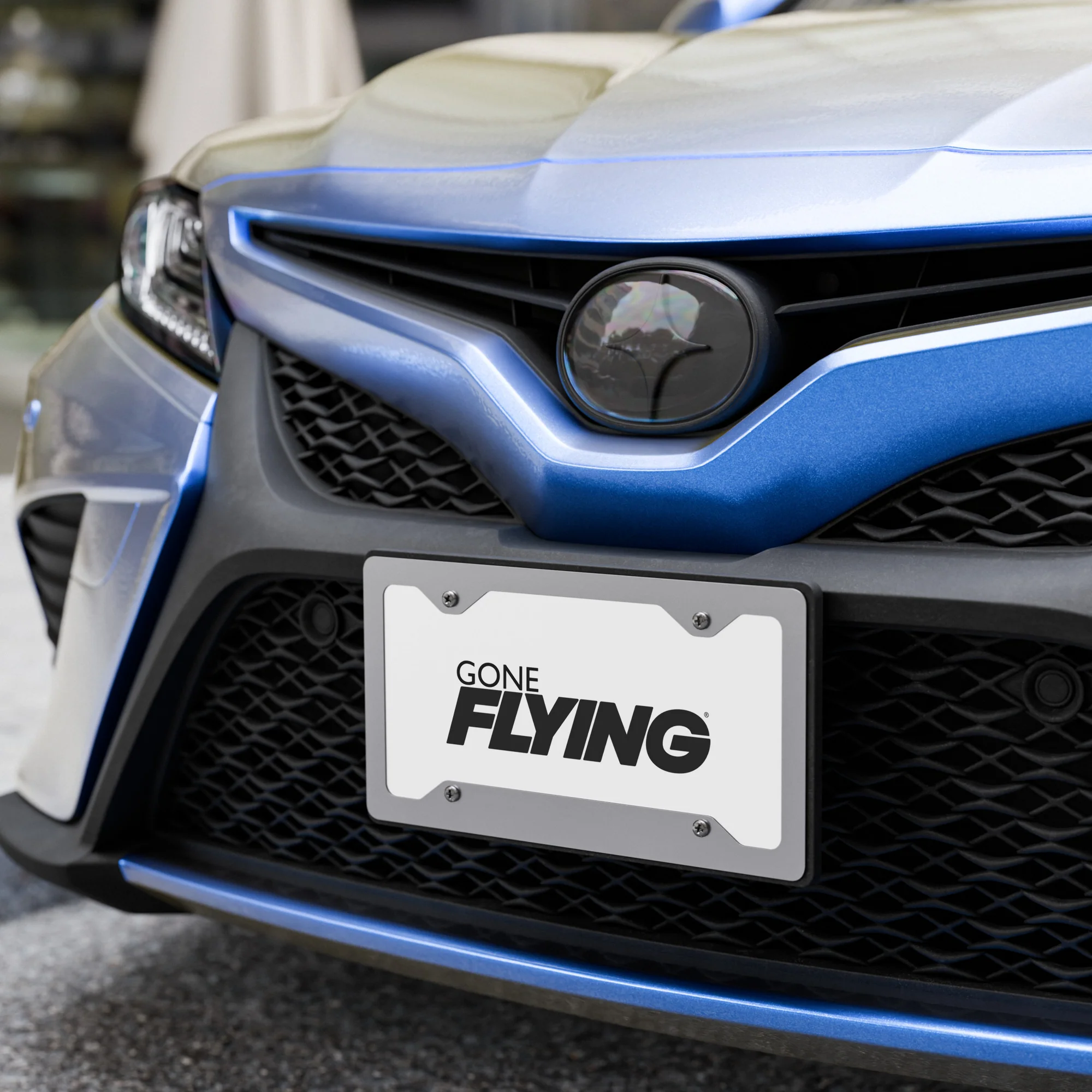Gone FLYING Vanity Plate - Image 3