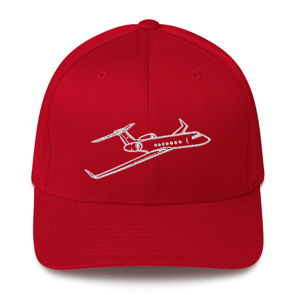 Gulfstream G550 Business Jet Embroidered Hat - Image 3