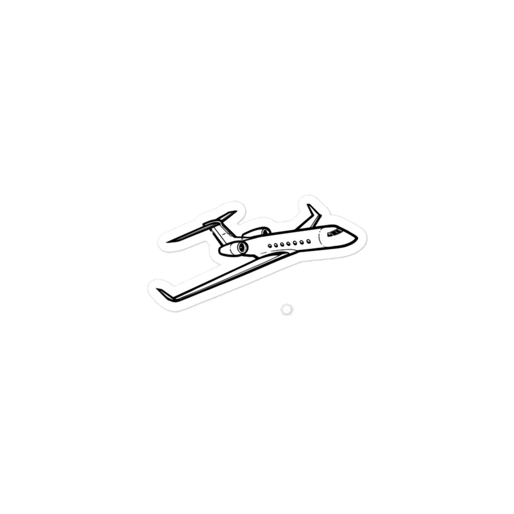 Gulfstream G550 Business Jet Stickers