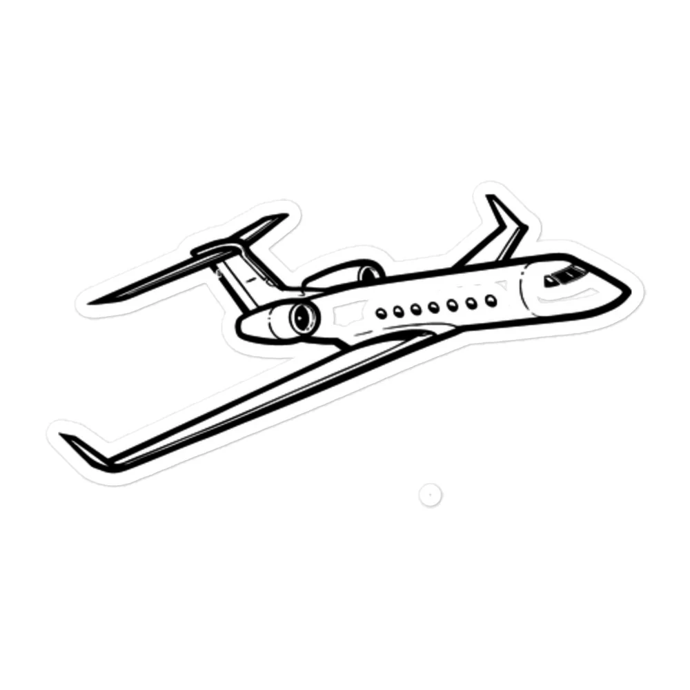 Gulfstream G550 Business Jet Stickers - Image 2