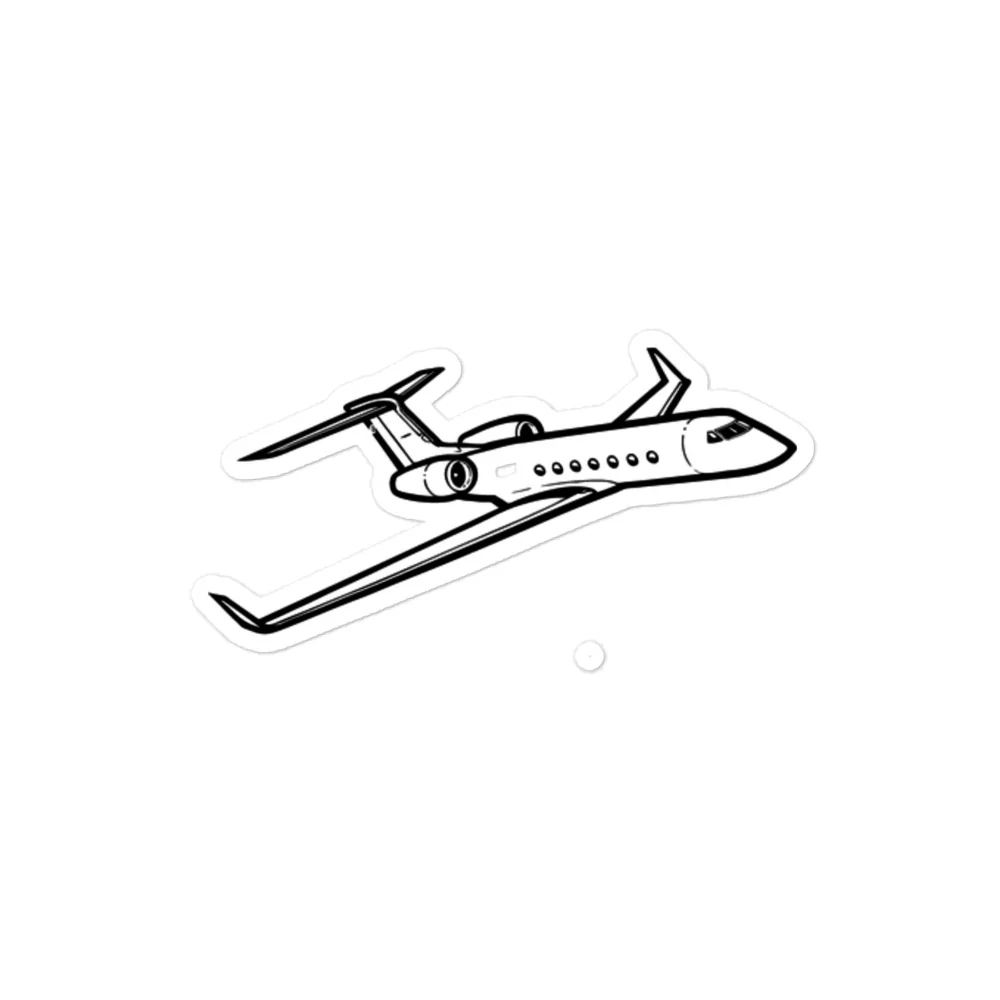 Gulfstream G550 Business Jet Stickers - Image 3