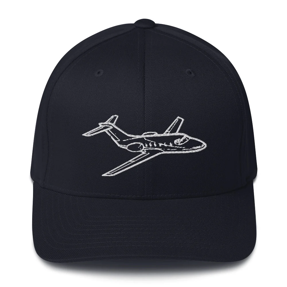 Hawker 400 Business Jet Embroidered Hat - Image 2
