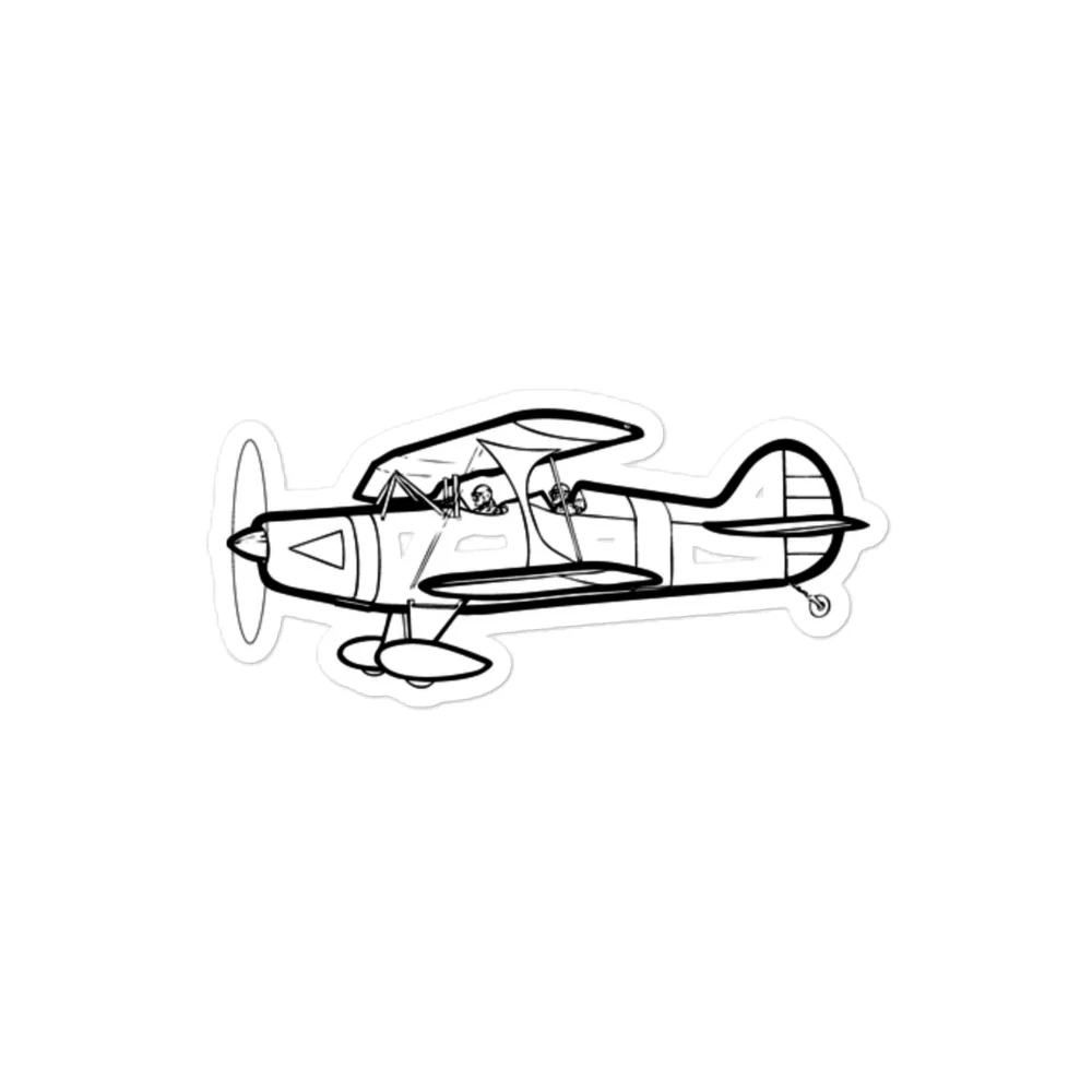 High-Performance Skybolt Biplane Stickers - Image 2