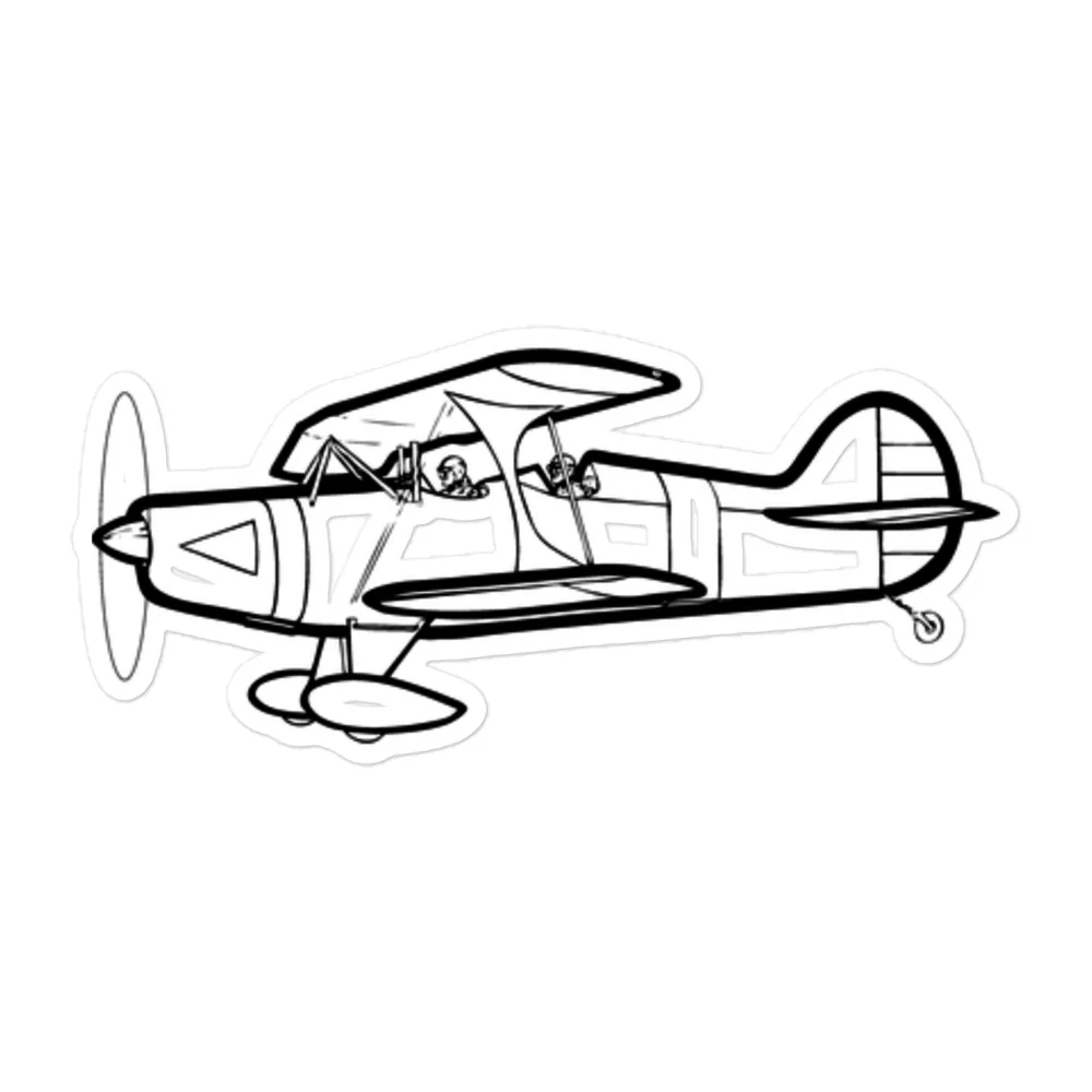 High-Performance Skybolt Biplane Stickers - Image 3