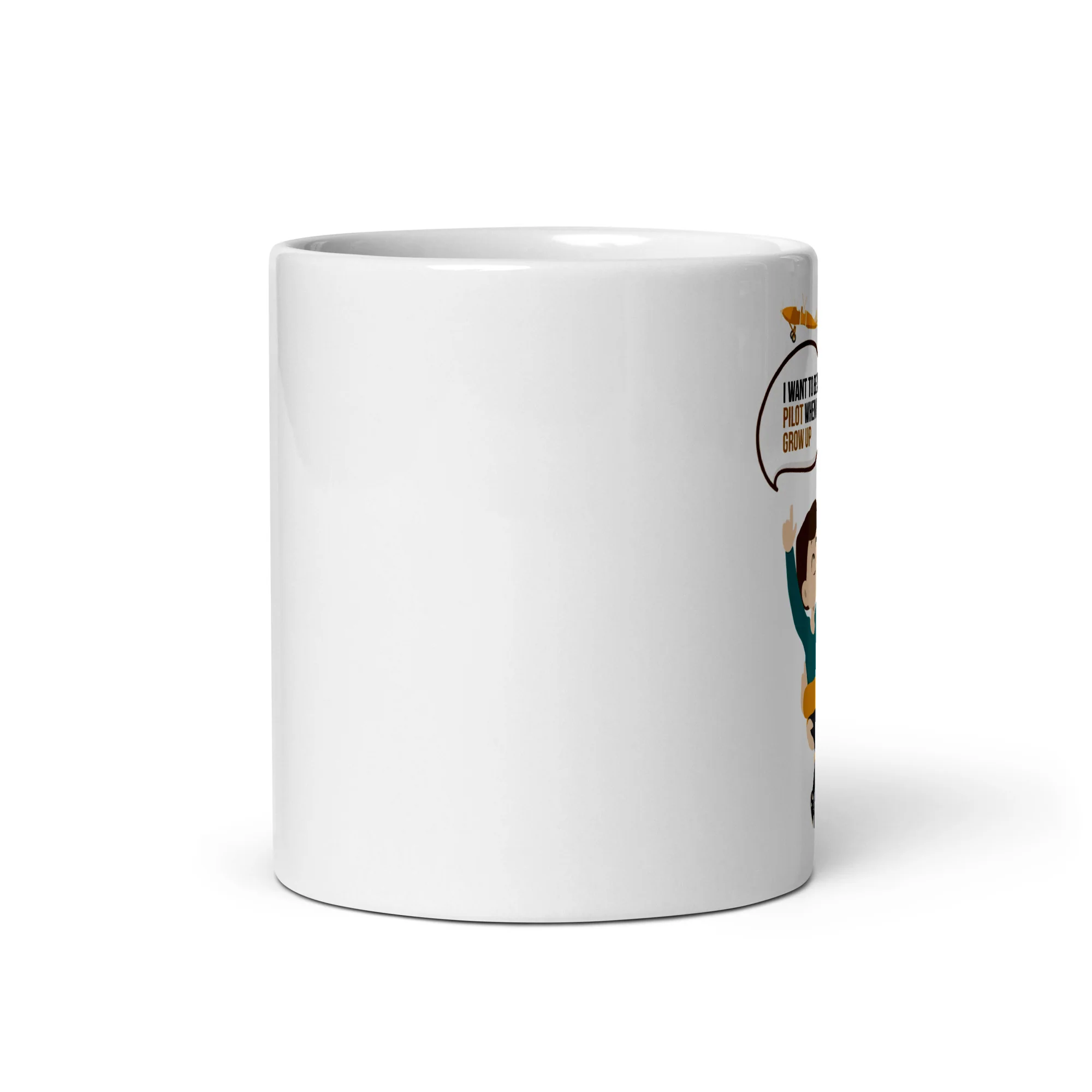 I Want to be a Pilot When I Grow Up Mug - Image 3
