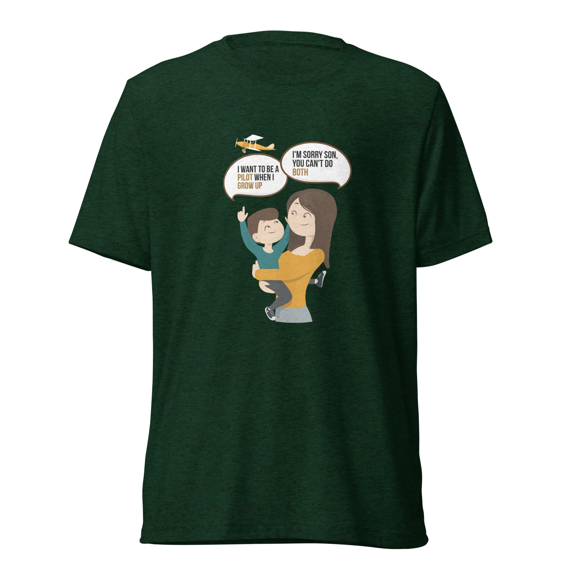 I Want to be a Pilot When I Grow Up Tee - Image 3