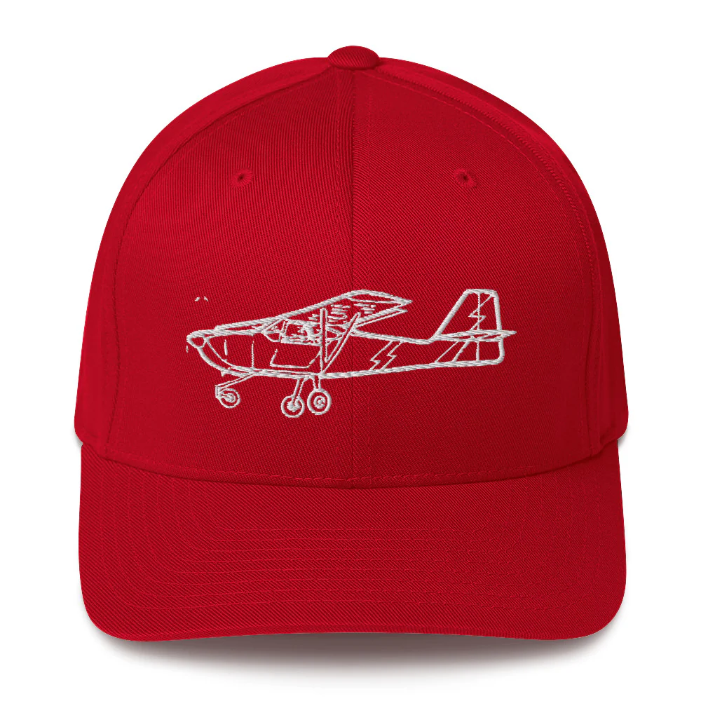 Kitfox 7 Sport Homebuilt Aircraft  Embroidered Hat - Image 2