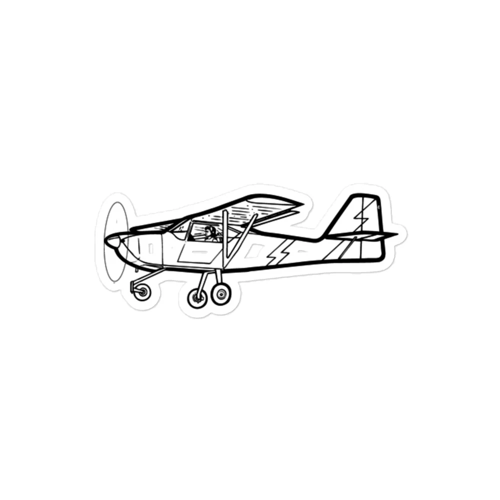 Kitfox 7 Sport Homebuilt Aircraft Stickers - Image 2