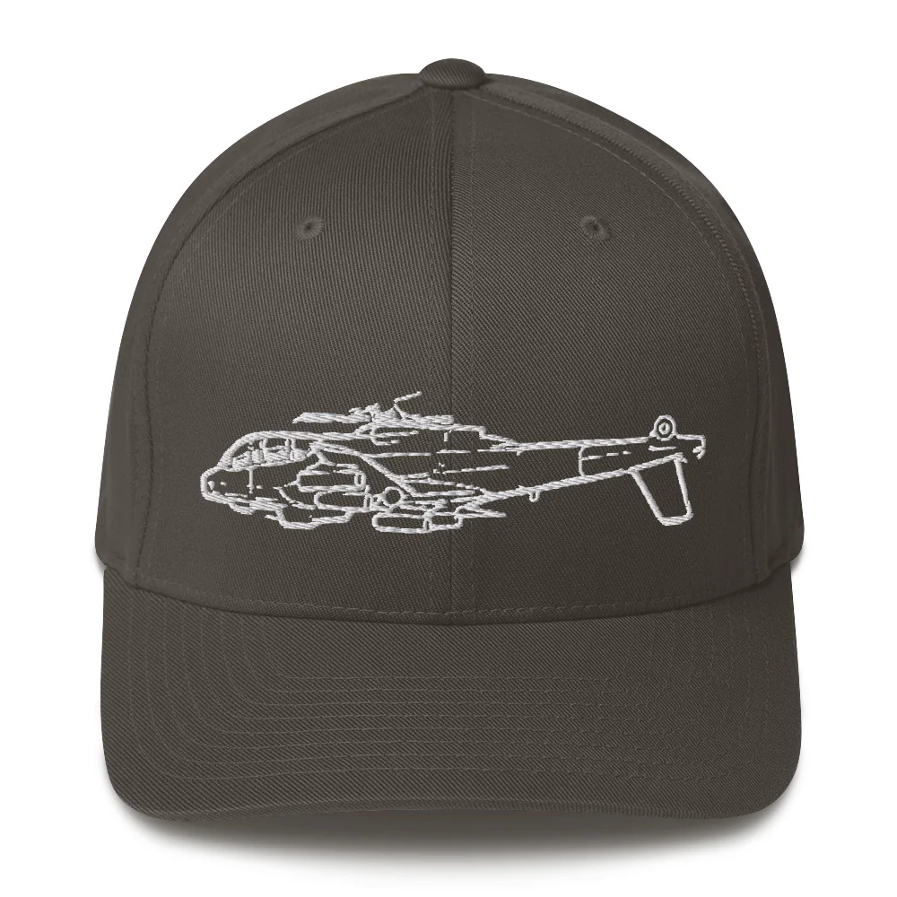 Lockheed AH-56 Cheyenne Attack Helicopter Embroidered Hat - Image 5