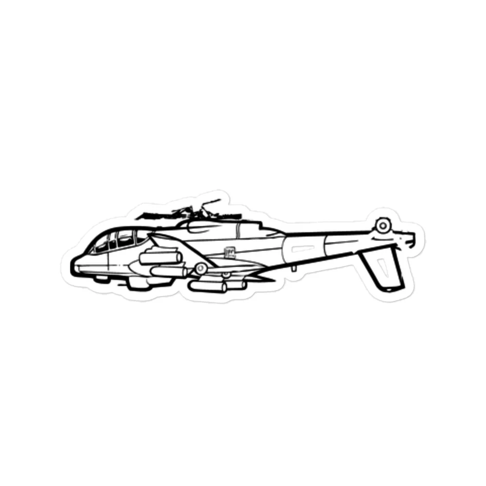 Lockheed AH-56 Cheyenne Attack Helicopter Stickers - Image 3