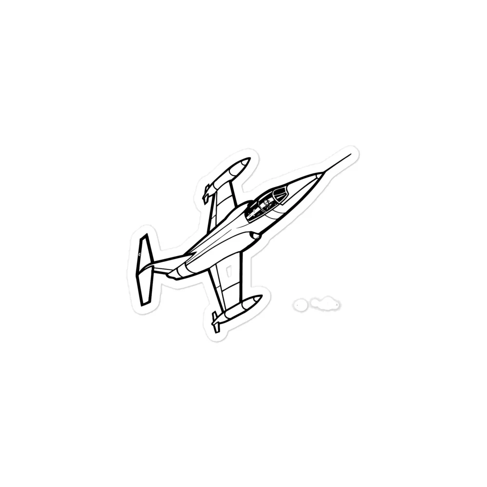 Lockheed F-104 Starfighter Sticker - Image 2