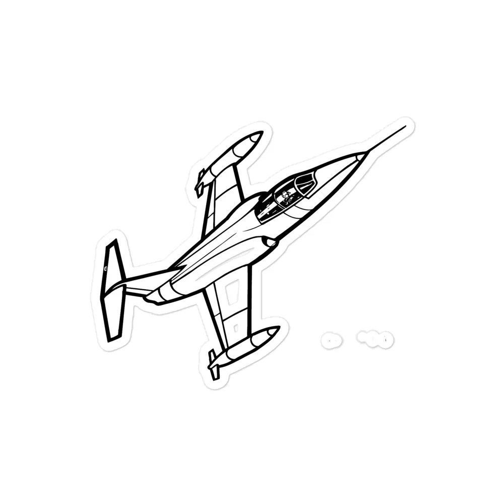 Lockheed F-104 Starfighter Sticker - Image 3