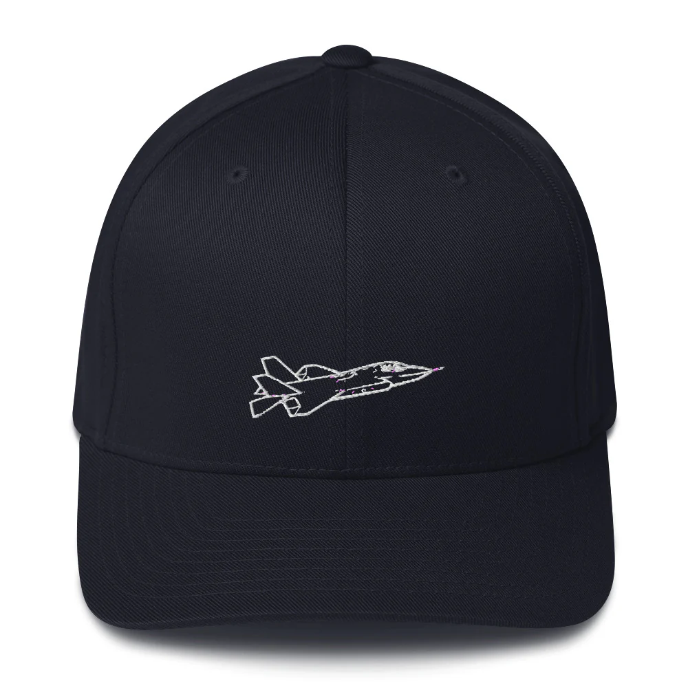 Lockheed Martin F-35 Lightning II Embroidered Hat - Image 2