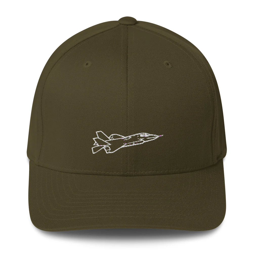 Lockheed Martin F-35 Lightning II Embroidered Hat - Image 8