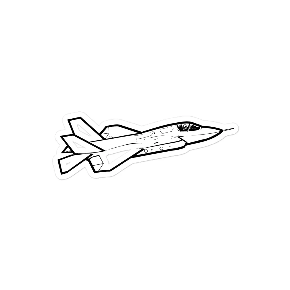 Lockheed Martin F-35 Lightning II Sticker - Image 3
