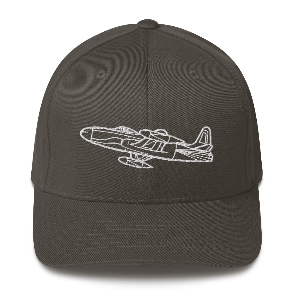 Lockheed P-80 Shooting Star Jet Embroidered Hat - Image 6