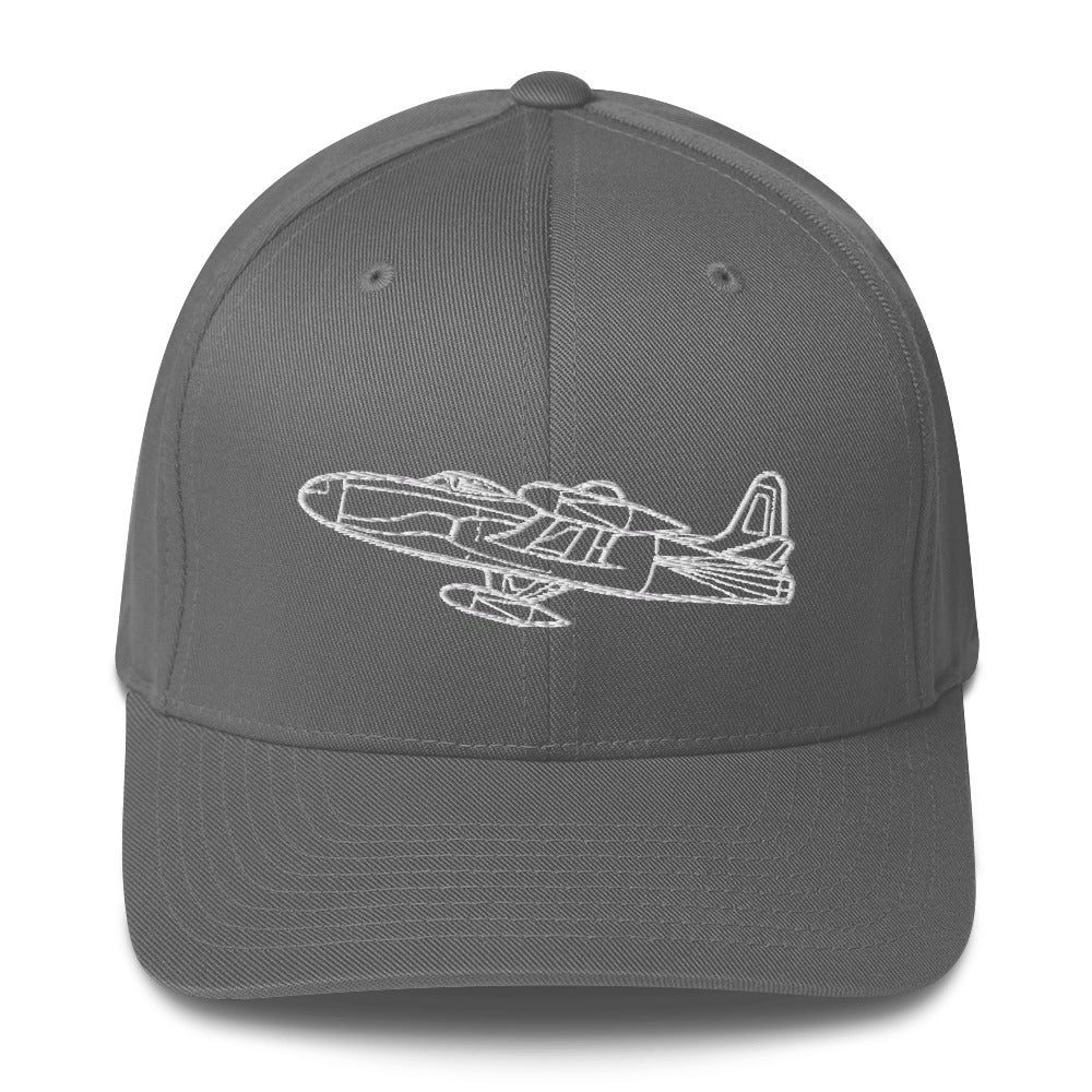 Lockheed P-80 Shooting Star Jet Embroidered Hat - Image 7