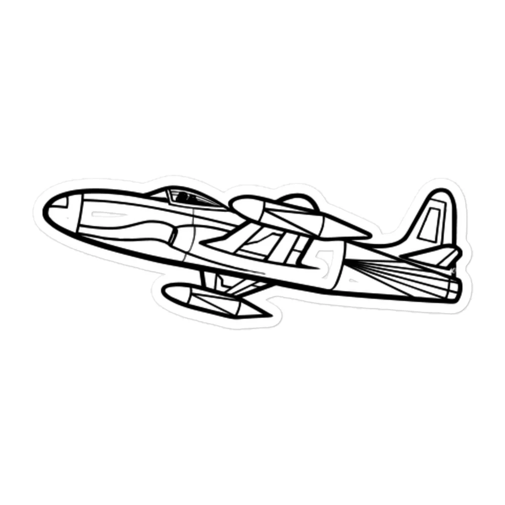 Lockheed P-80 Shooting Star Jet Stickers - Image 3