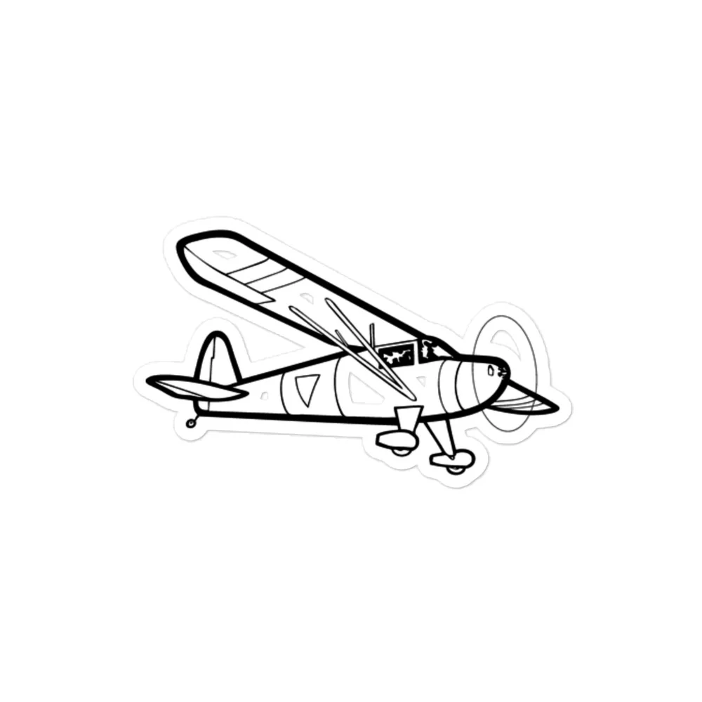 Luscombe 8D Silver Bullet Stickers - Image 2
