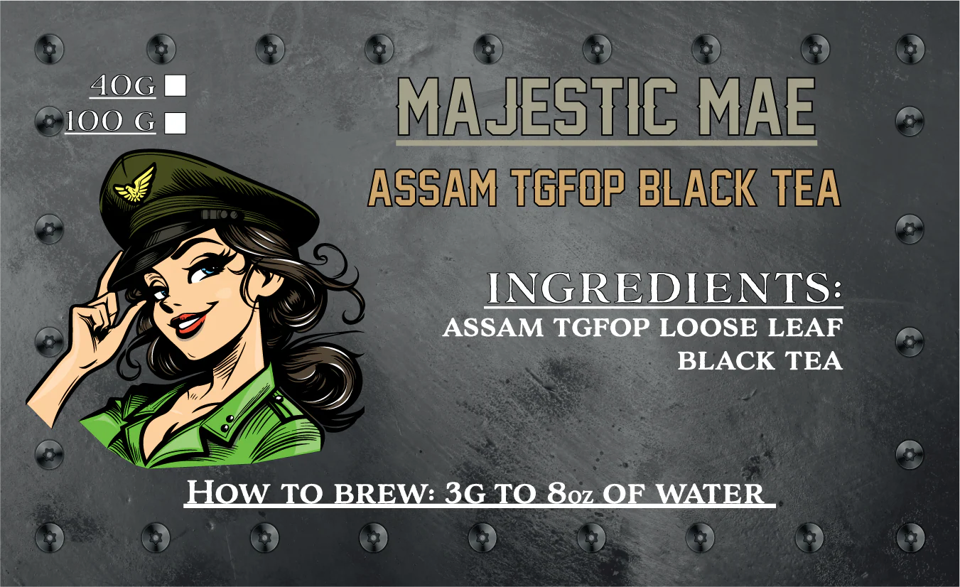 Majestic Mae - Smooth Black Loose Leaf Assam Tea - Image 7