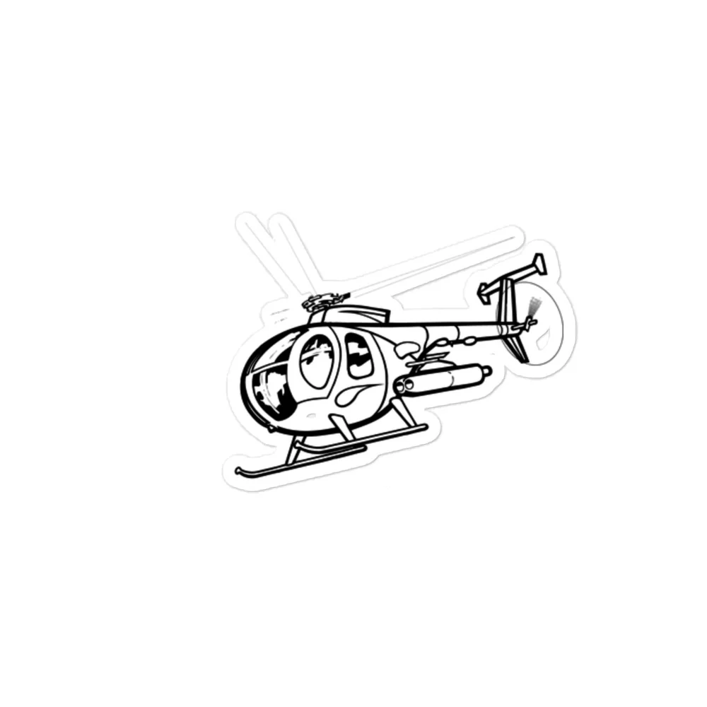 MD500 Defender Helicopter Stickers - Image 2