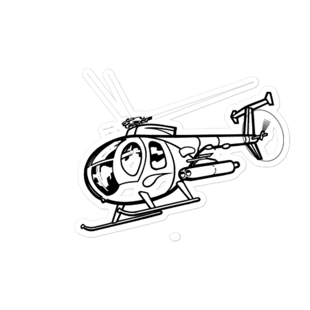 MD500 Defender Helicopter Stickers - Image 3