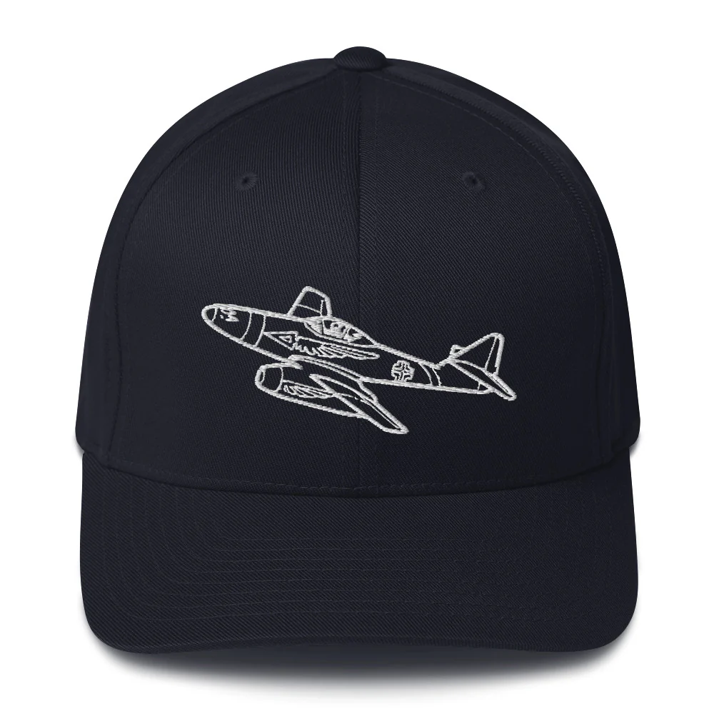 Messerschmitt Me 262 Jet Fighter Embroidered Hat - Image 2