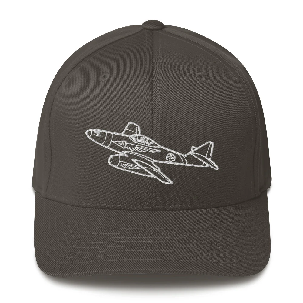 Messerschmitt Me 262 Jet Fighter Embroidered Hat - Image 5