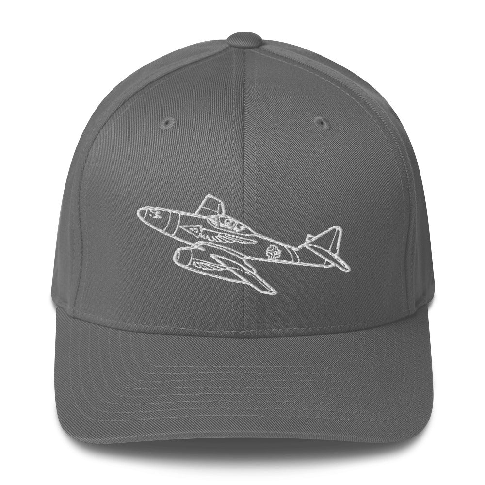 Messerschmitt Me 262 Jet Fighter Embroidered Hat - Image 6