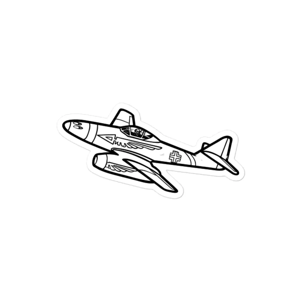 Messerschmitt Me 262 Jet Fighter Stickers - Image 2