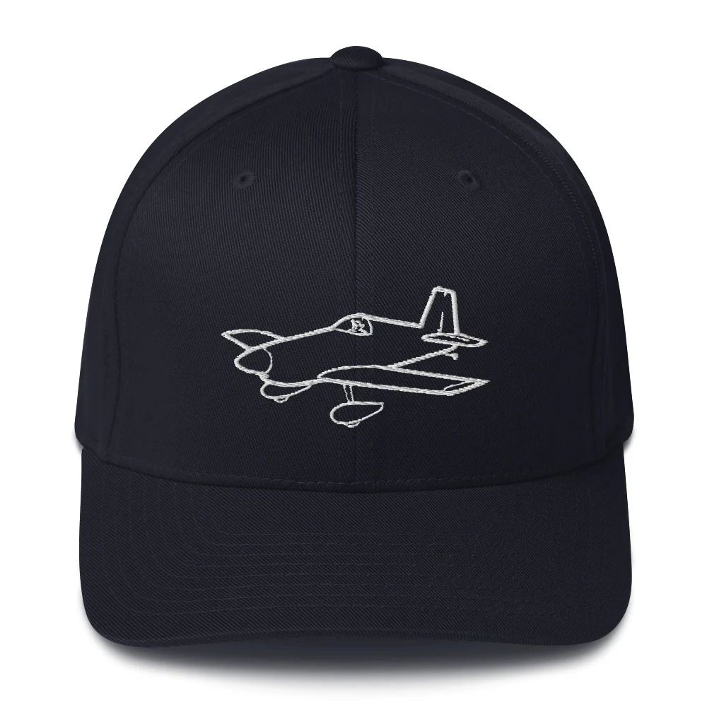 Midget Mustang - Sport Homebuilt Aircraft Embroidered Hat - Image 2