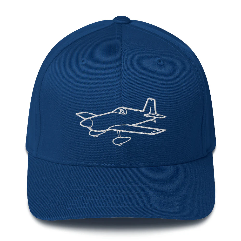 Midget Mustang - Sport Homebuilt Aircraft Embroidered Hat - Image 3