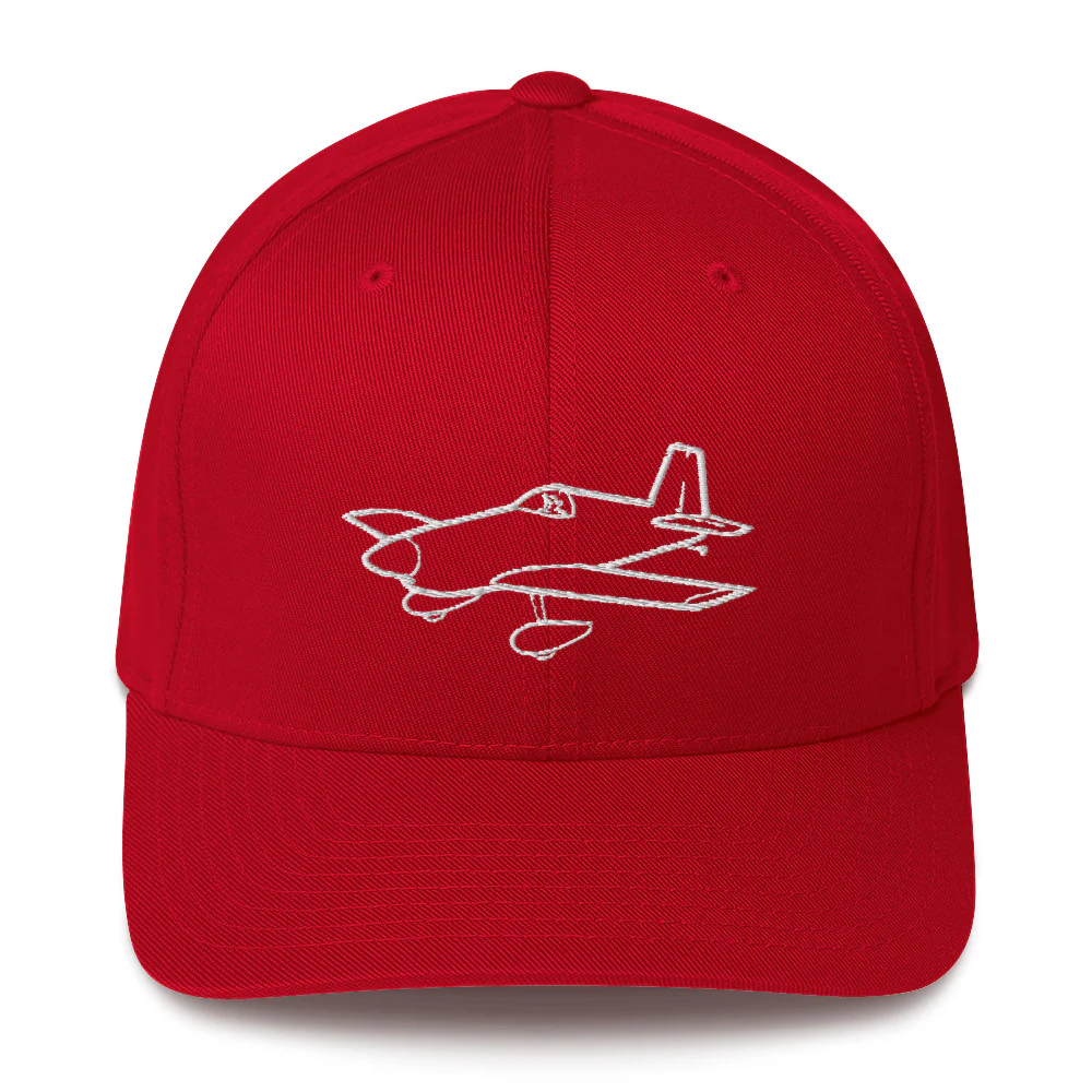 Midget Mustang - Sport Homebuilt Aircraft Embroidered Hat - Image 4