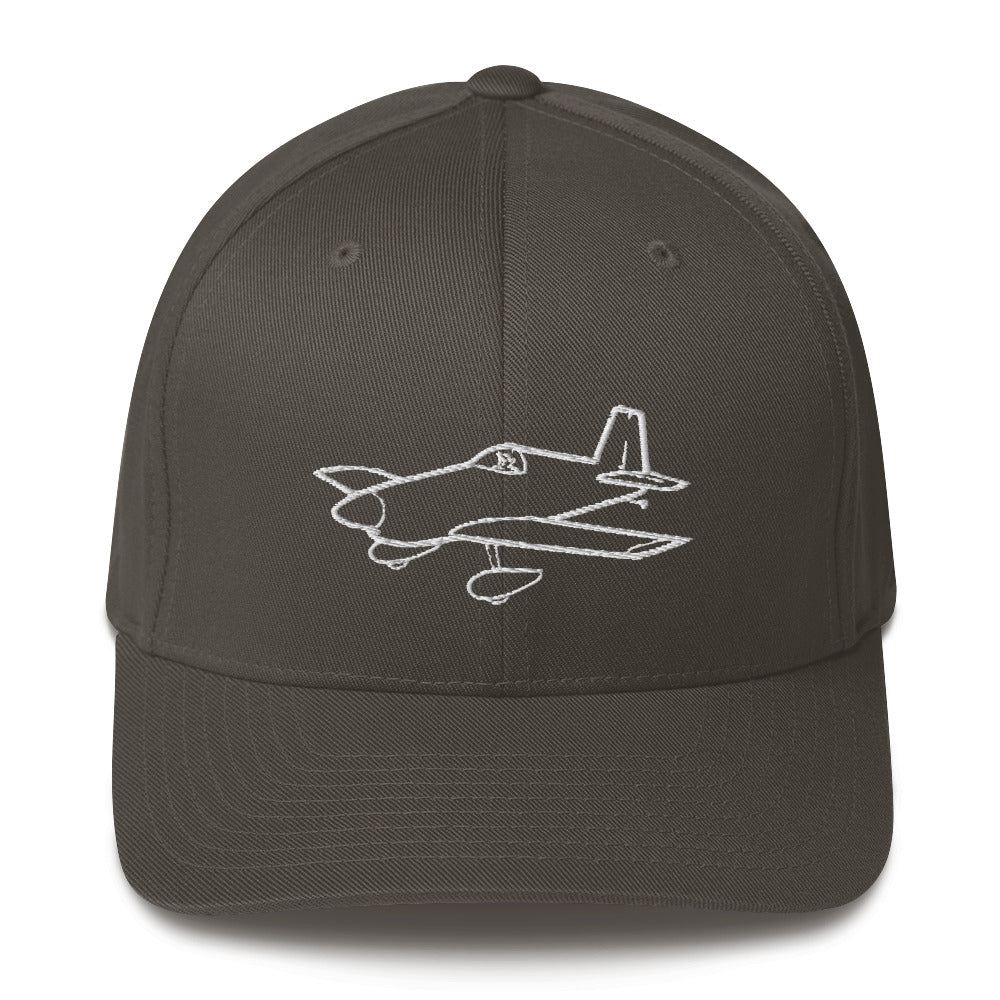 Midget Mustang - Sport Homebuilt Aircraft Embroidered Hat - Image 5