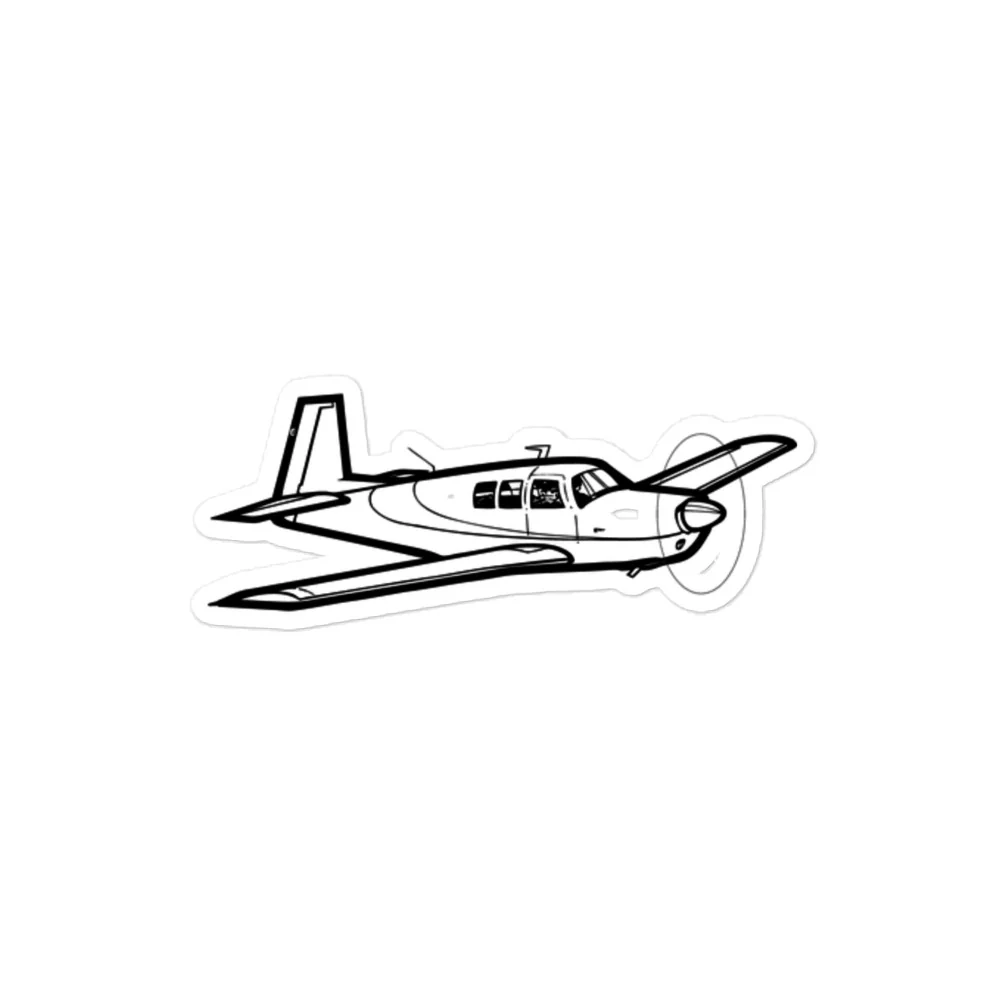 Mooney M20F Executive Cruiser Stickers - Image 2