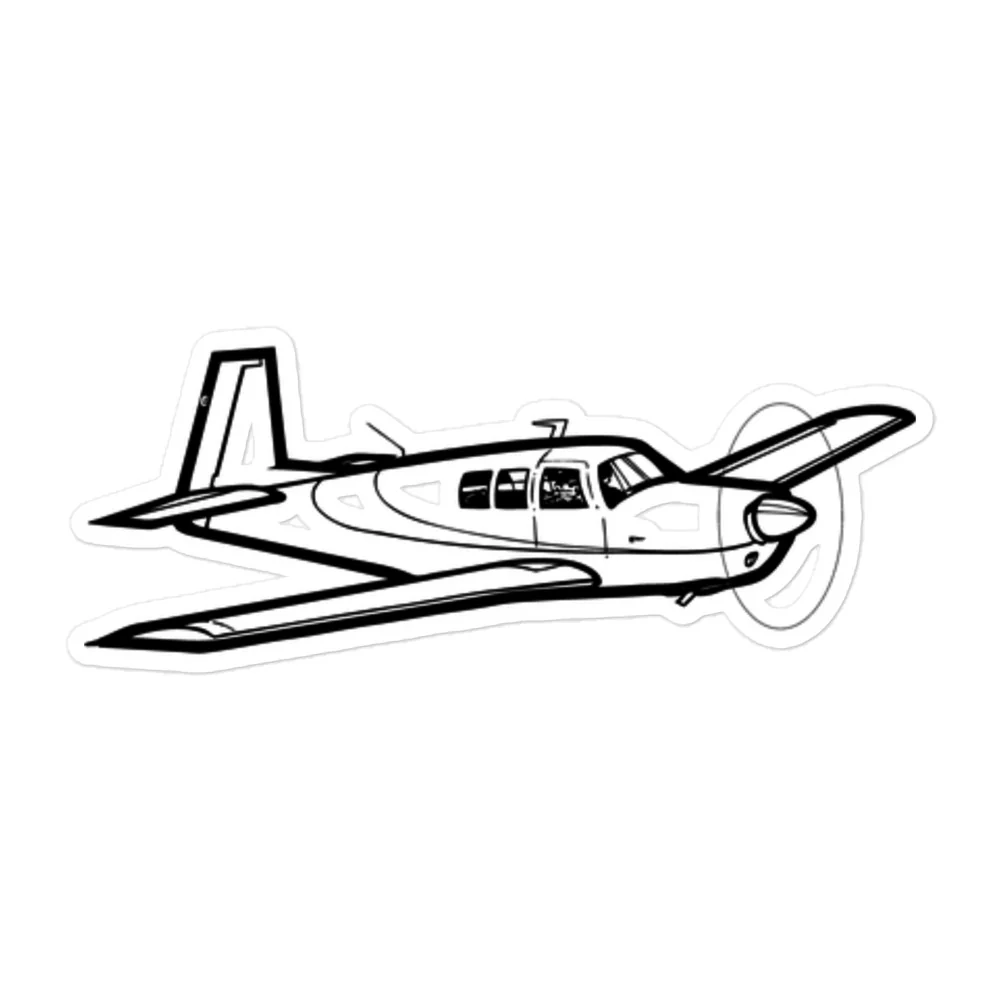 Mooney M20F Executive Cruiser Stickers - Image 3