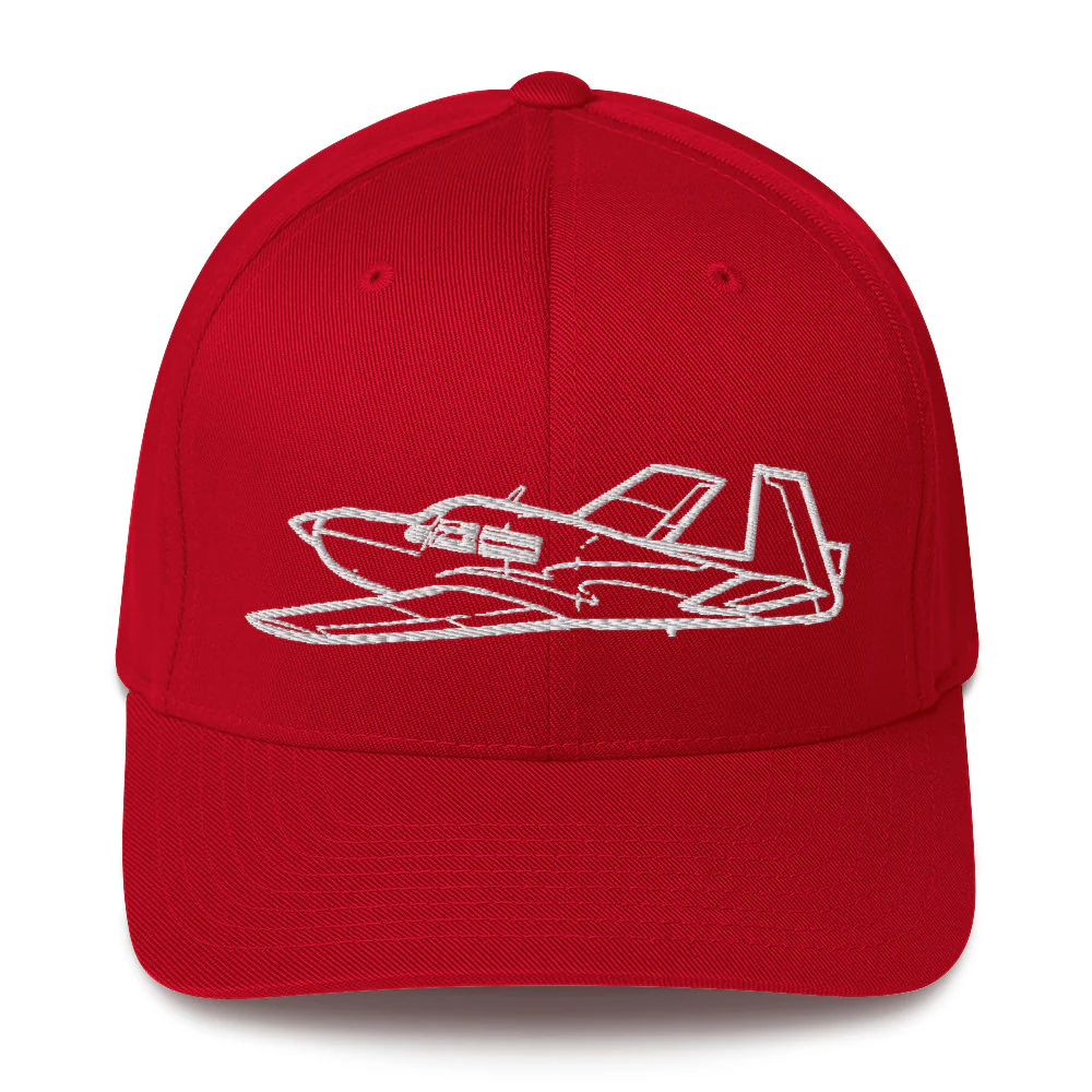Mooney M20J 'Missile' Embroidered Hat - Image 3