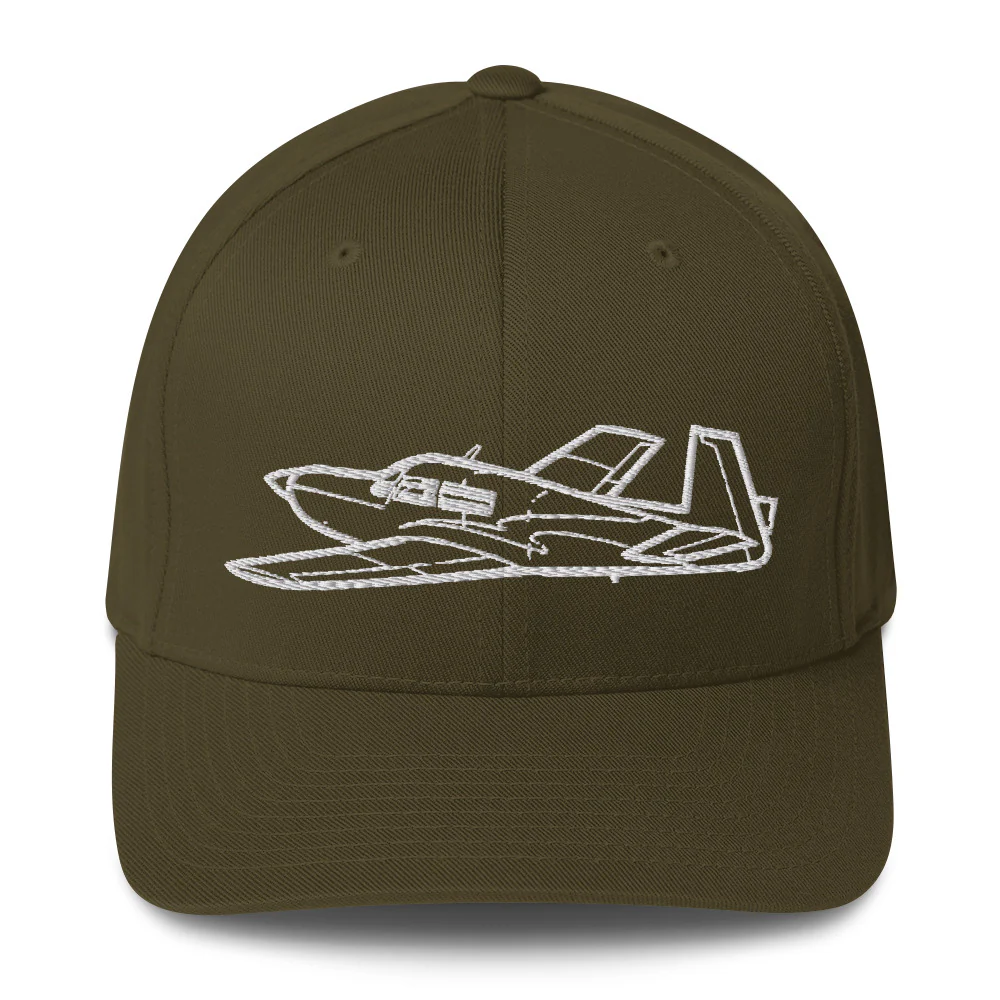 Mooney M20J 'Missile' Embroidered Hat - Image 4