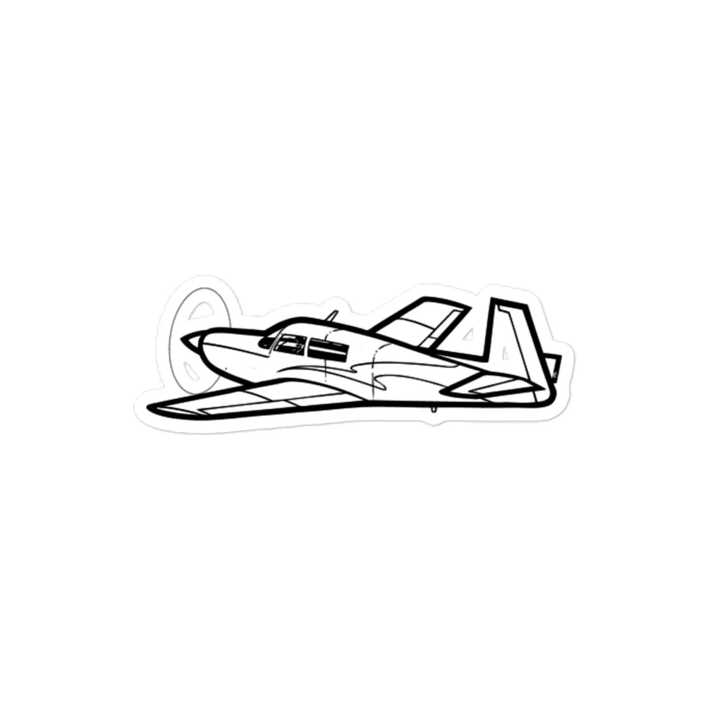 Mooney M20J 'Missile' Stickers - Image 2