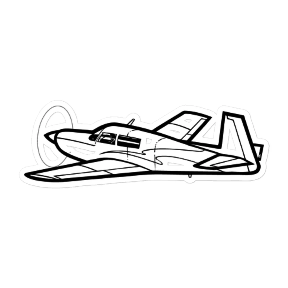 Mooney M20J 'Missile' Stickers - Image 3