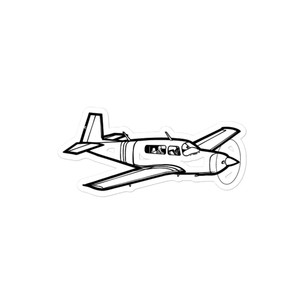 Mooney Ovation 3 High-Performance Stickers - Image 2