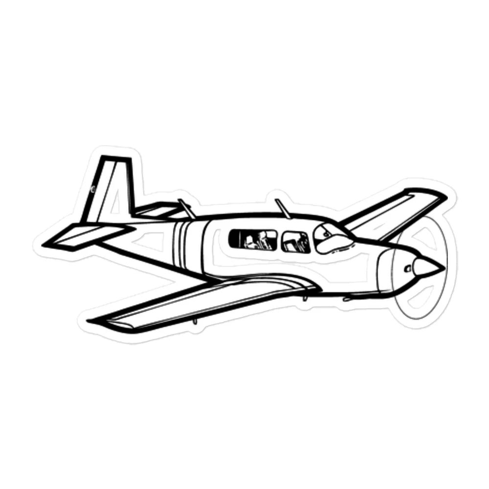 Mooney Ovation 3 High-Performance Stickers - Image 3