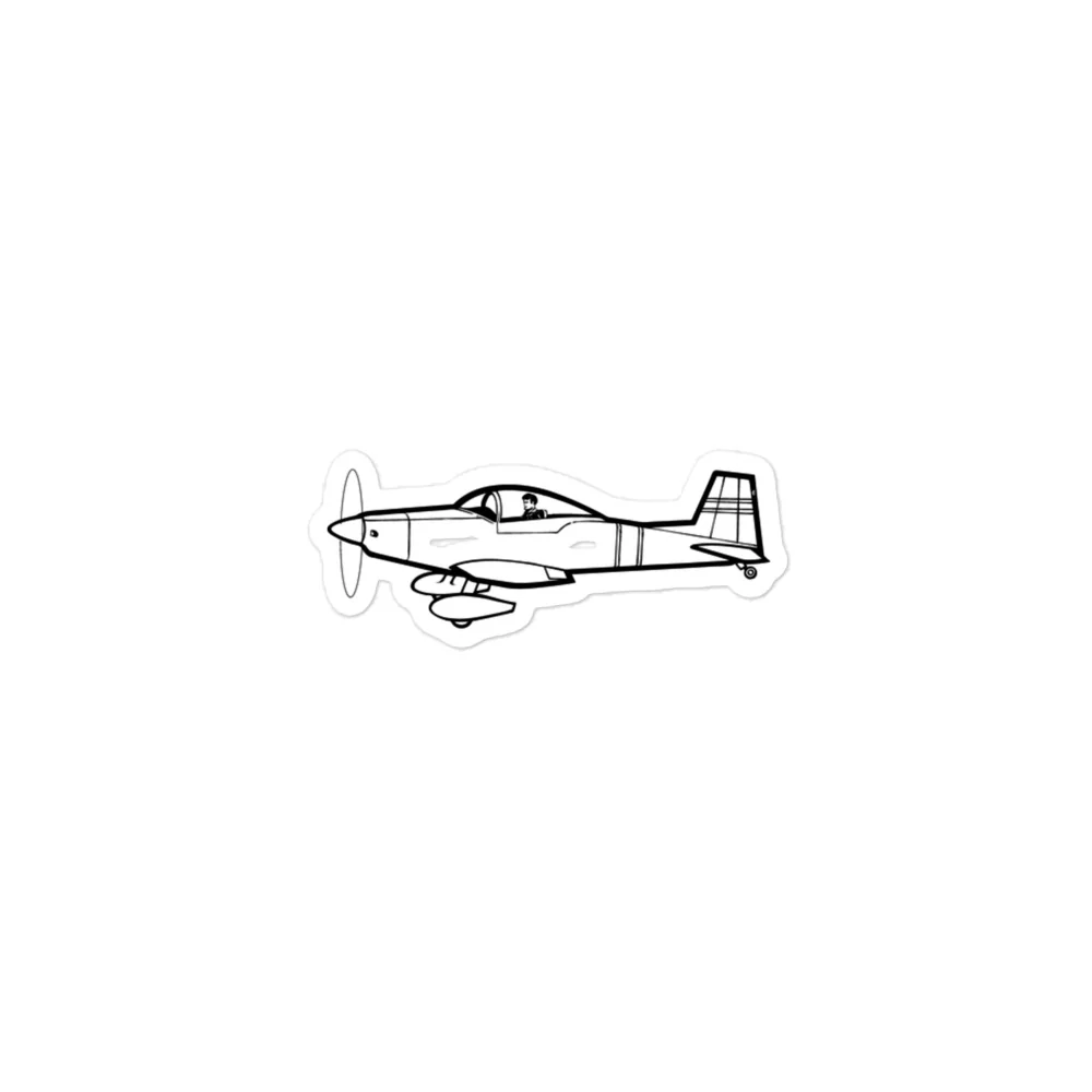 Mustang II Sport Homebuilt Aircraft Stickers - Image 2