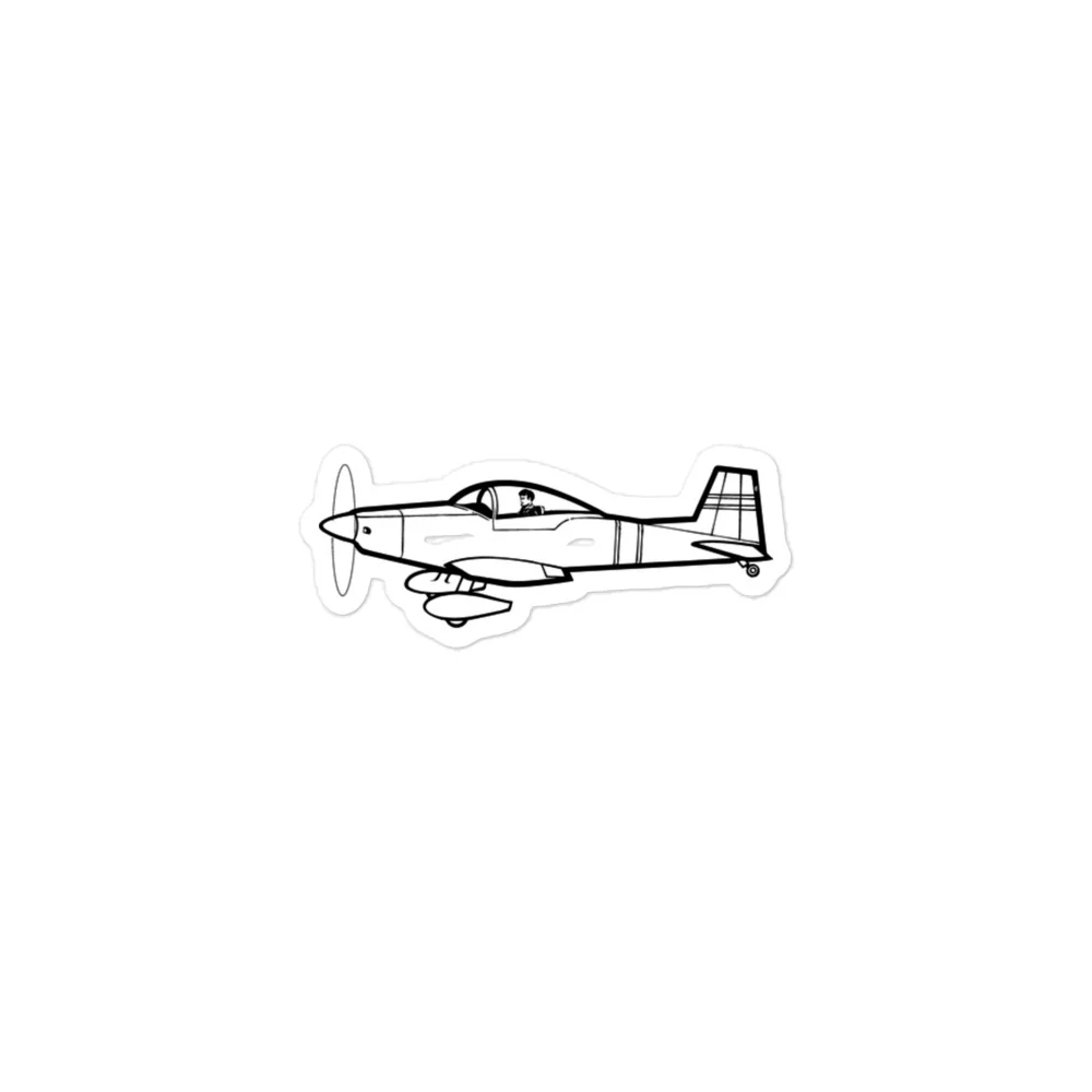 Mustang II Sport Homebuilt Aircraft Stickers - Image 3