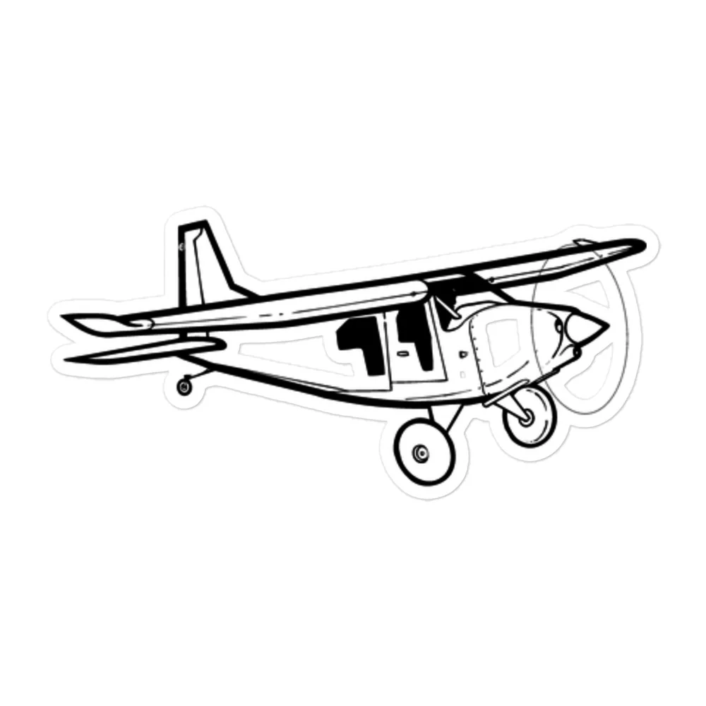Mysterious General Aviation BIGFOOT Stickers - Image 3