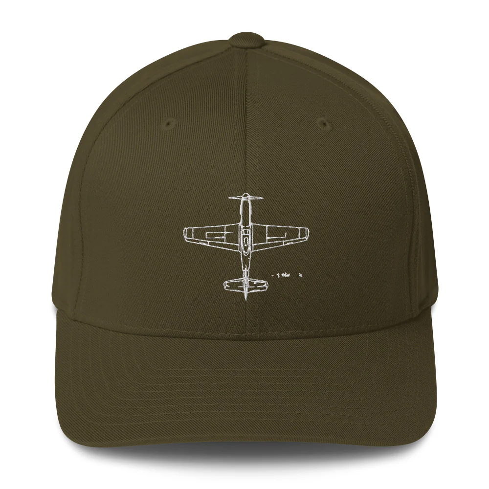 P-51 Mustang Embroidered Hat - Image 7