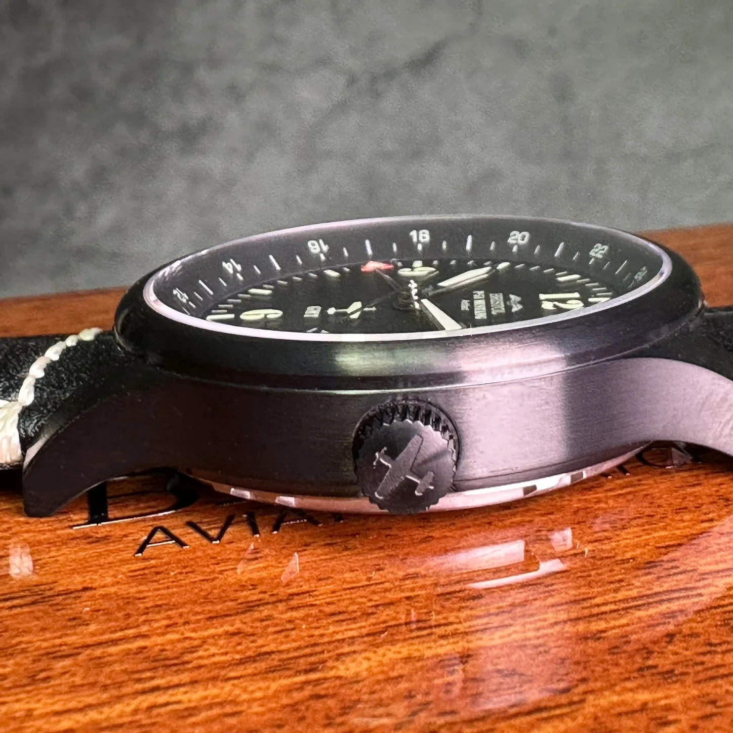 P-51 Mustang Tribute Watch - Black Dial - Image 6