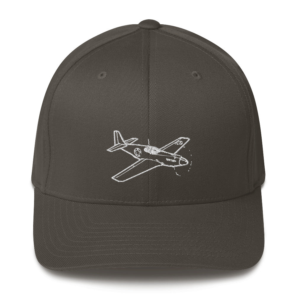 P-51A Mustang Fighter Legend Embroidered Hat - Image 5