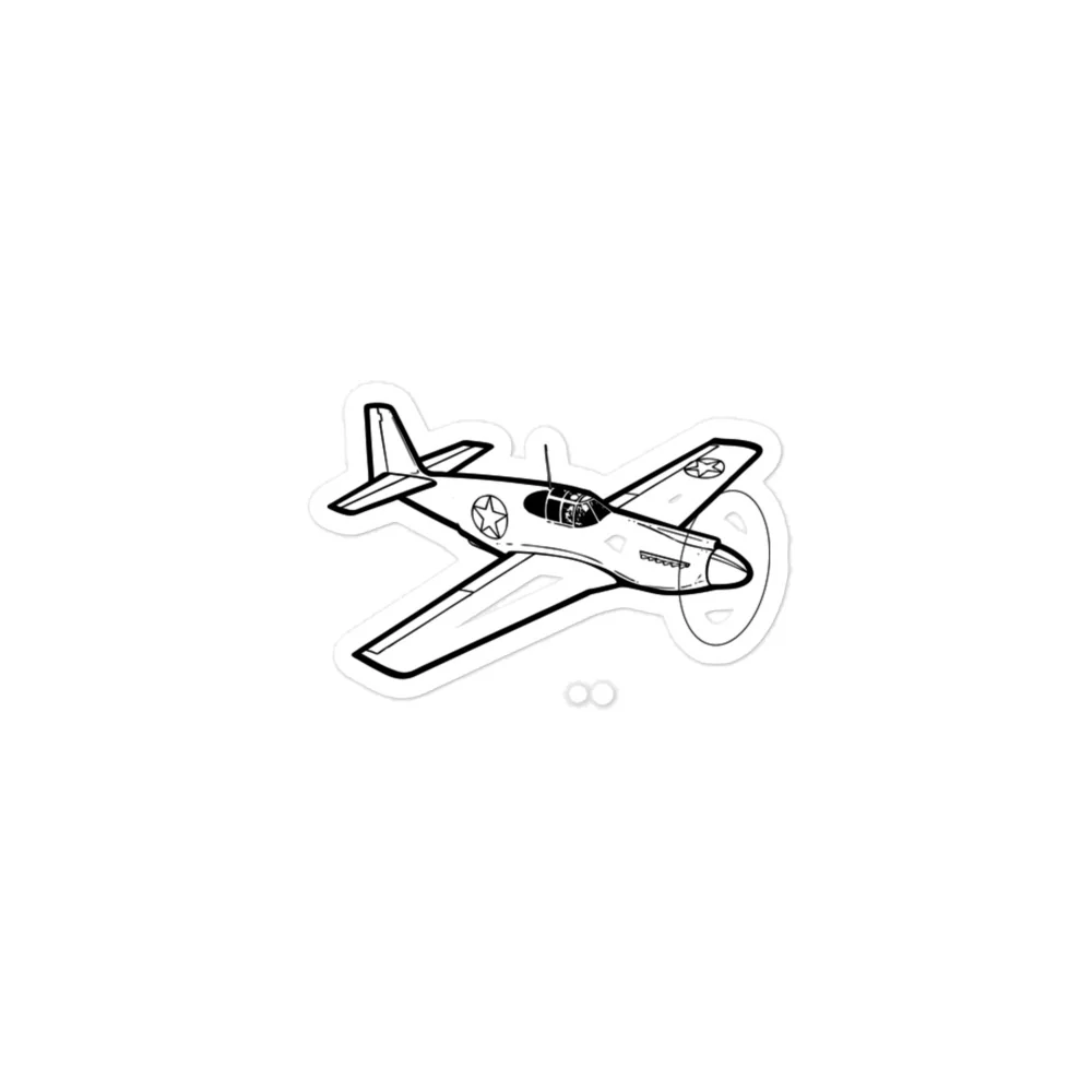 P-51A Mustang Fighter Legend Stickers - Image 2