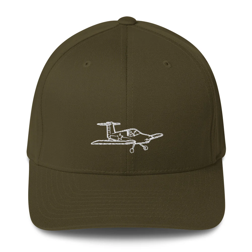 Pazmany PL-4 Homebuilt Sport Embroidered Hat - Image 4